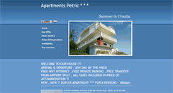Desktop Screenshot of apartments-petric.com